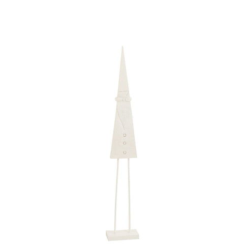 J-Line kerstfiguur Op Voet - hout - wit - medium