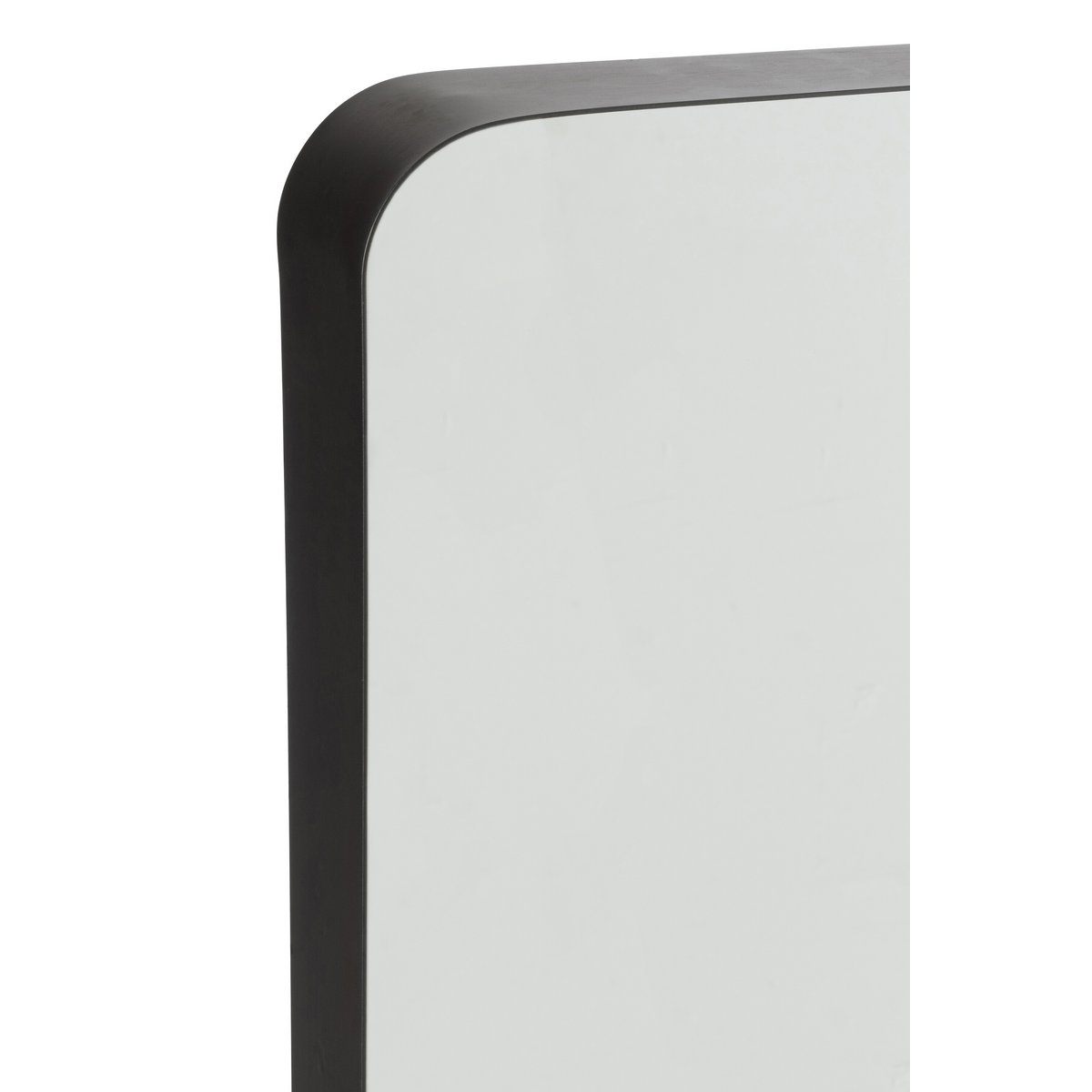 J-Line Spiegel Markus Metaal/Glas Zwart Small