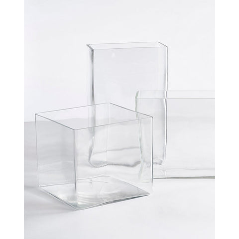 Britt Vaas - L20 x B20 x H20 cm - Vierkant - Transparant