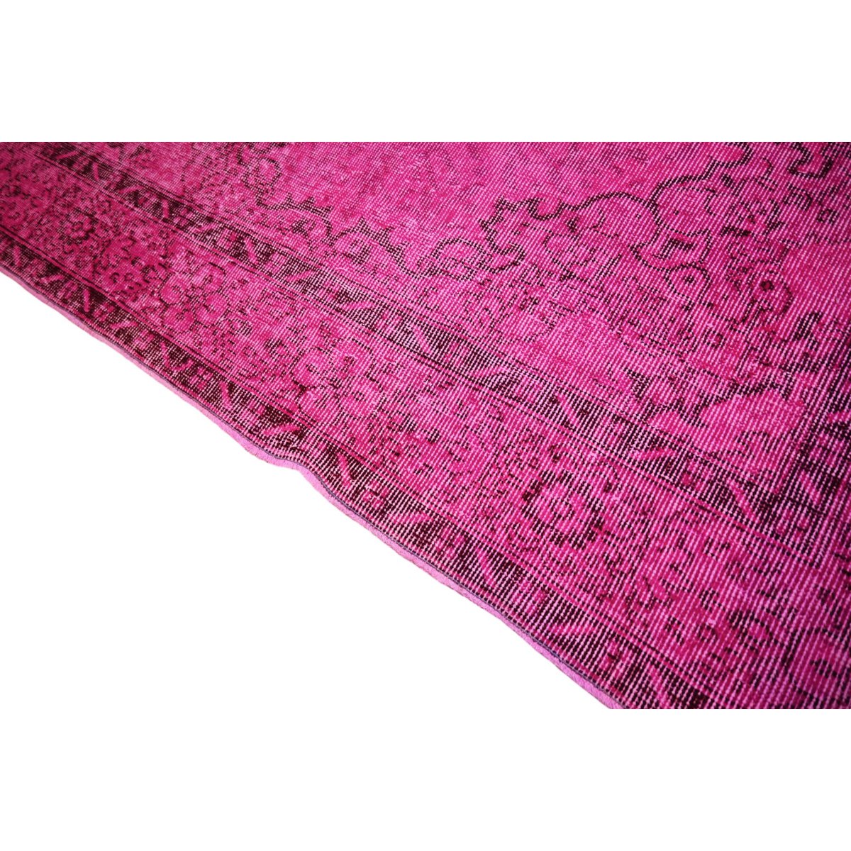 Roze vintage vloerkleed - 287x175 cm - HANDGEMAAKT