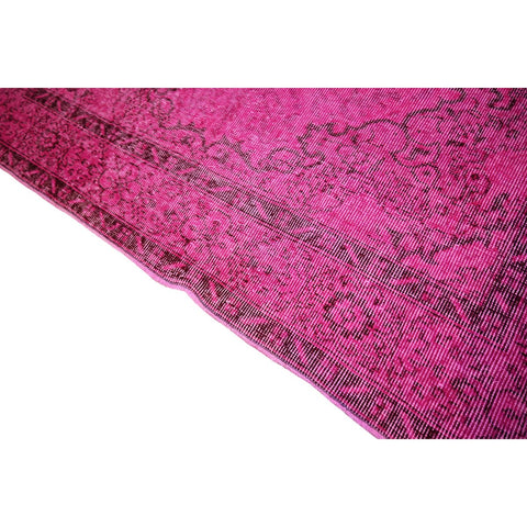 Roze vintage vloerkleed - 287x175 cm - HANDGEMAAKT