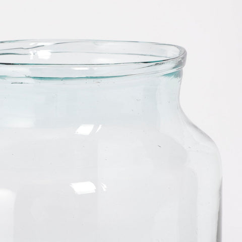 Vienne Vaas - H52 x Ø29 cm - Gerecycled Glas - Transparant