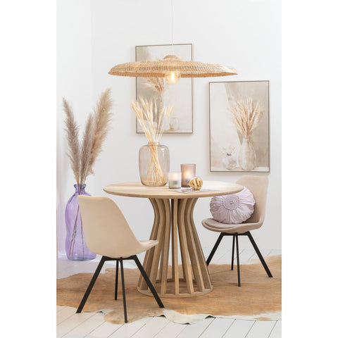 J-Line vaas Cleo - glas - amber - large