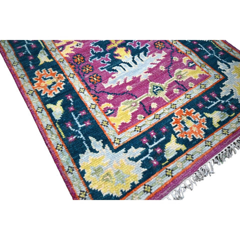 Kleurrijke Azeri loper - 285x80 cm - HANDGEMAAKT