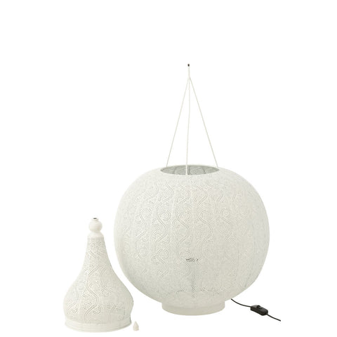 J-Line lamp Aladin - metaal - wit - large