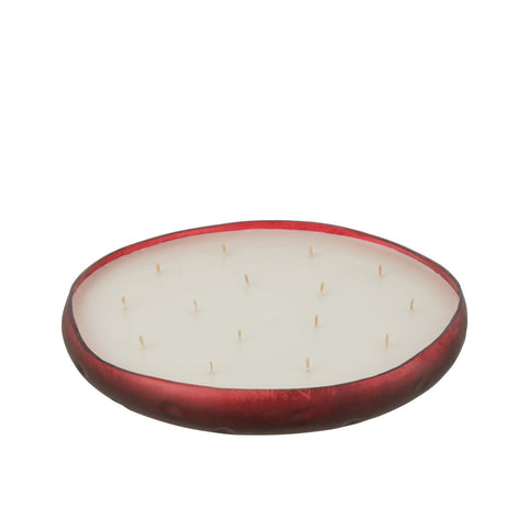 J-Line Geurkaars Livia - glas - rood - extra L