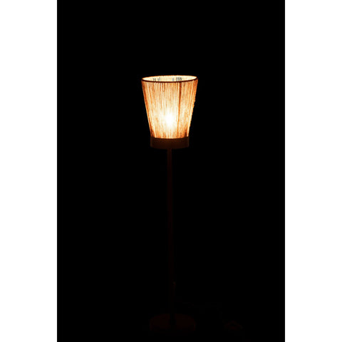 J-Line staanlamp Luna - jute - beige - medium