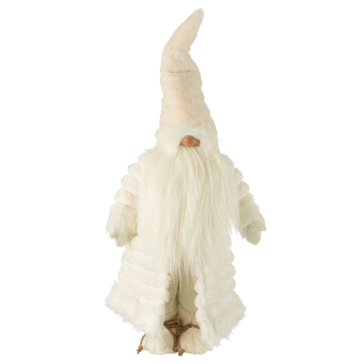 J-Line Kabouter Gewatteerde Jas Textiel Creme/Bruin Large