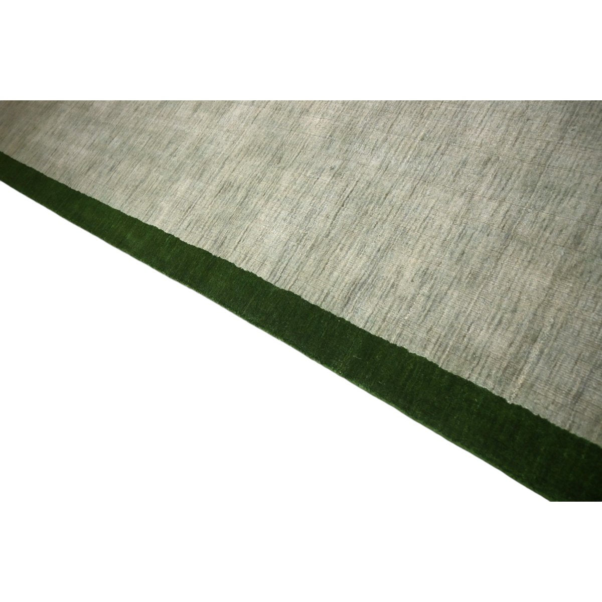 Groen Gabbeh loper - 310x83 cm - HANDGEMAAKT
