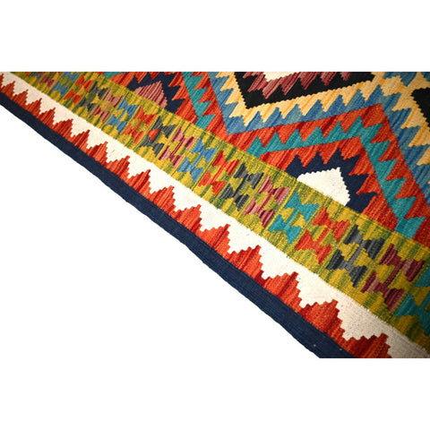 Kleurrijke kelim - 206x83 cm - HANDGEMAAKT Copy