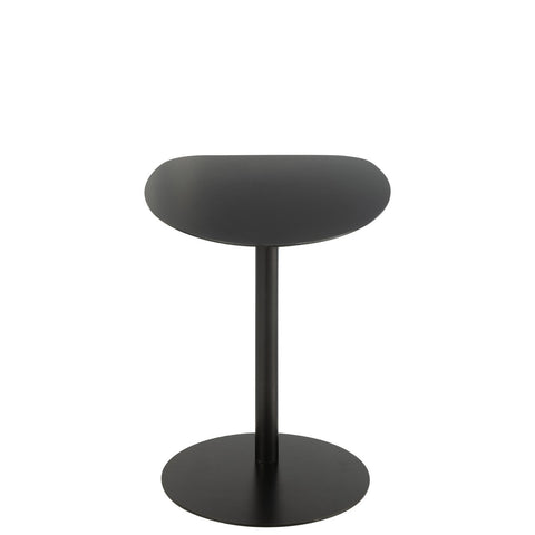 J-Line Bijzettafel Ice Metaal Zwart