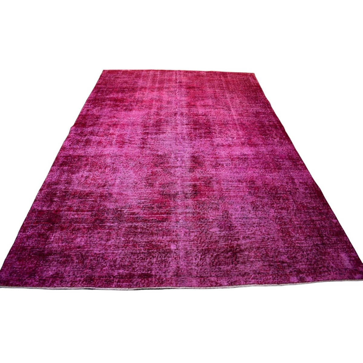 Roze vintage vloerkleed - 312x205 cm - HANDGEMAAKT