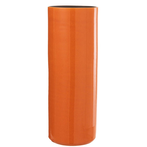 J-Line vaas Flek - keramiek - oranje - large