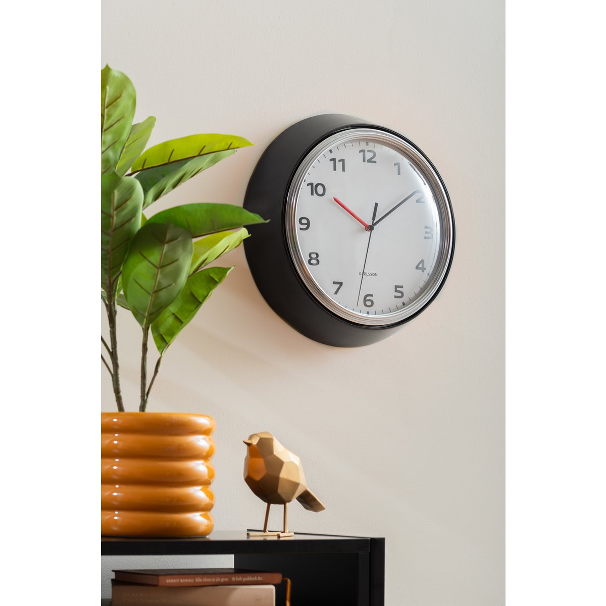 Wandklok Modern Retro