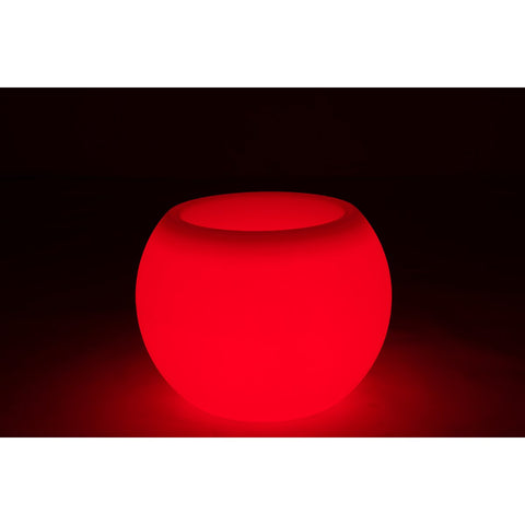 J-Line lamp Bloempot - kusntstof - mix - LED - tuinverlichting