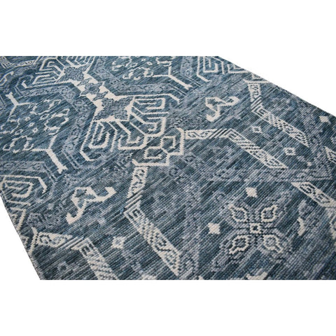 Moderne Kazak loper - 356x96 cm - HANDGEMAAKT