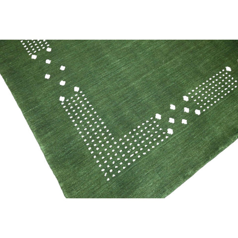 Groen Gabbeh vloerkleed - 215x140 cm - HANDMADE