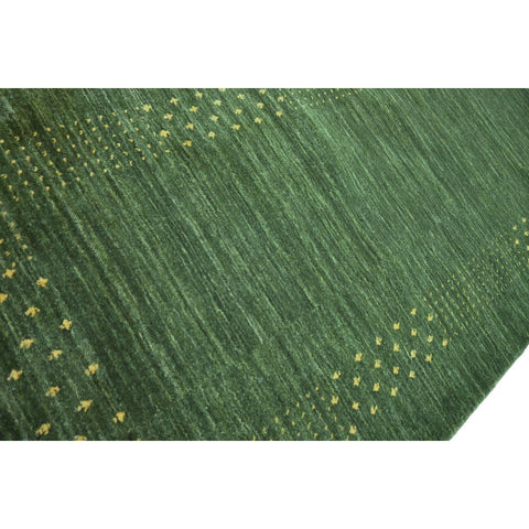 Groene Gabbeh loper - 286x82 cm - HANDGEMAAKT