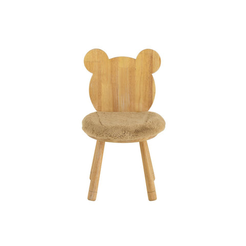 J-Line stoel Kind Beer - hout - naturel