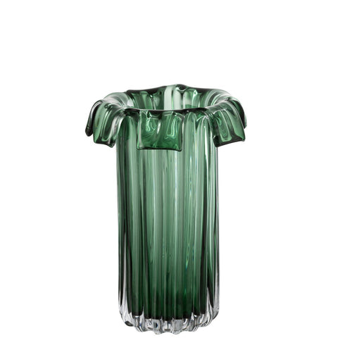 J-Line Vaas Retro Glas Groen Large