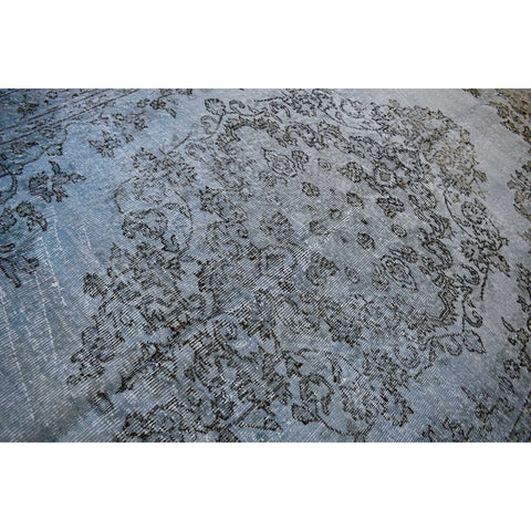 Blauw vintage vloerkleed - 265x170 cm - HANDGEMAAKT