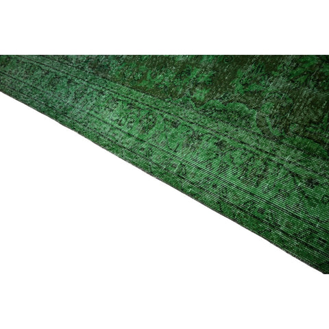 Groen vintage vloerkleed - 270x180 cm - HANDGEMAAKT
