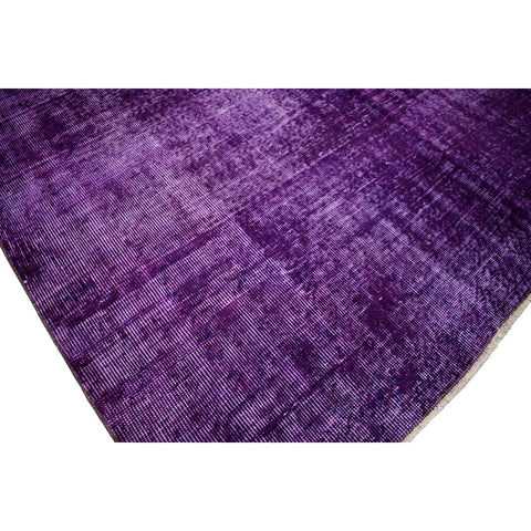 Paars vintage vloerkleed - 258x173 cm - HANDGEMAAKT