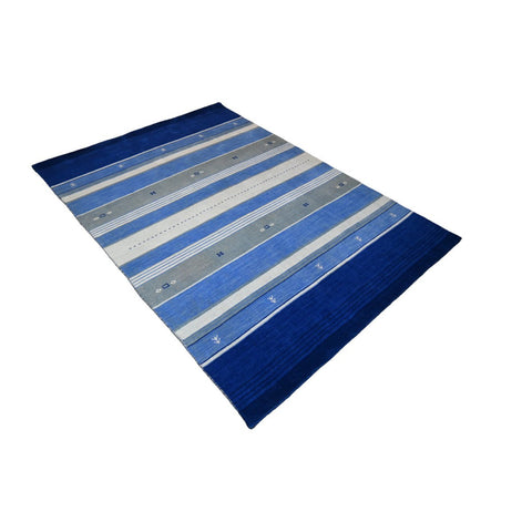Modern vloerkleed - 208x142 cm - HANDGEMAAKT