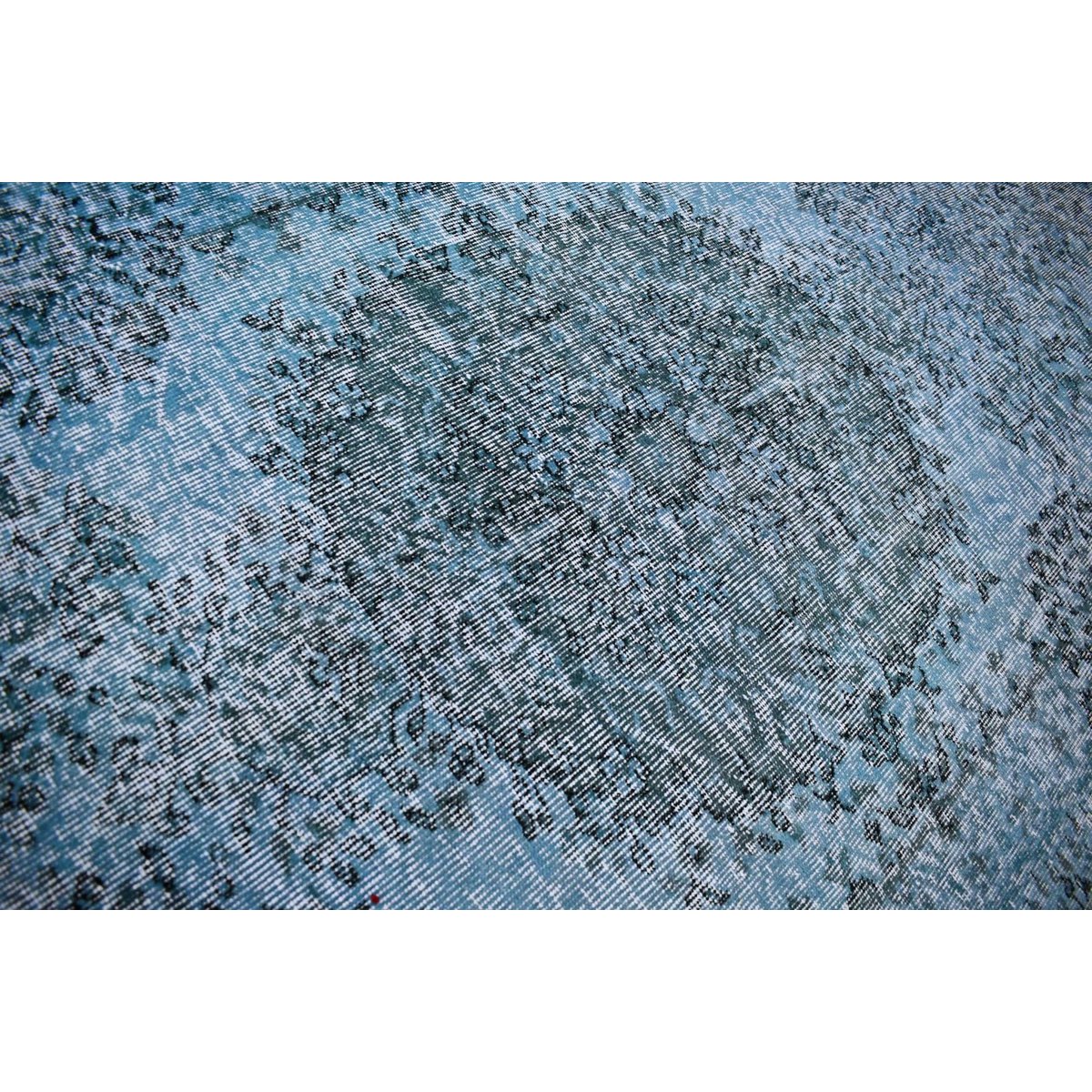 Blauw vintage vloerkleed - 268x166 cm - HANDGEMAAKT