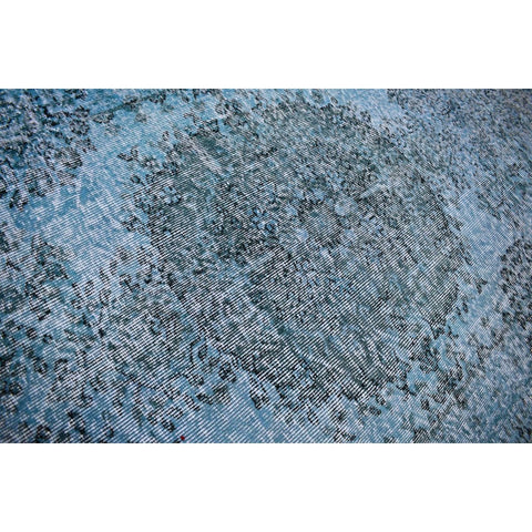 Blauw vintage vloerkleed - 268x166 cm - HANDGEMAAKT