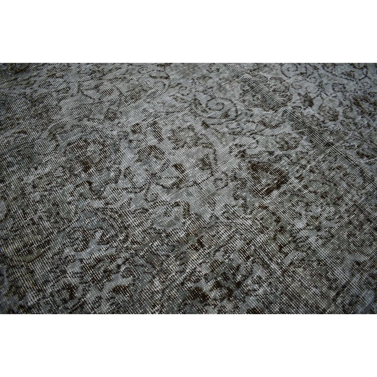 Grijs vintage vloerkleed - 279x174 cm - HANDGEMAAKT