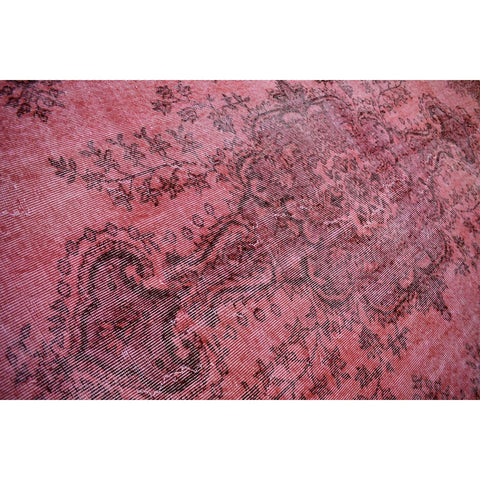 Roze vintage vloerkleed - 272x172 cm - HANDGEMAAKT