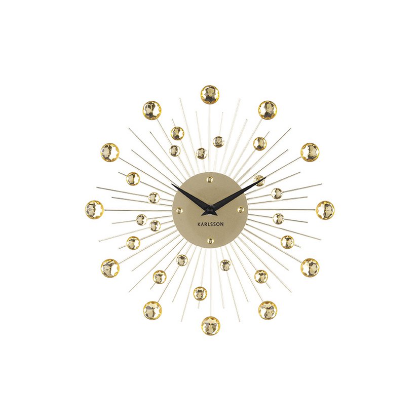 Wandklok Sunburst Medium