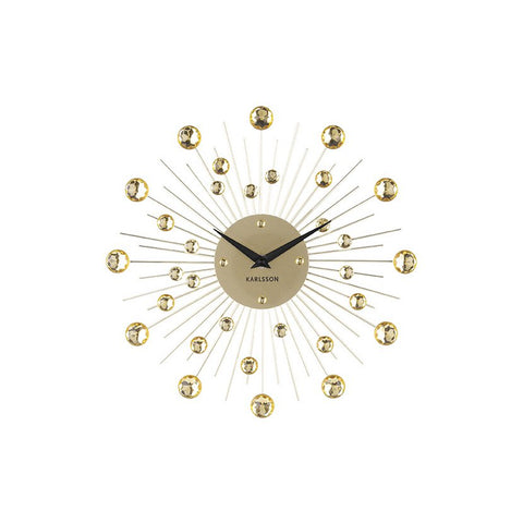 Wandklok Sunburst Medium