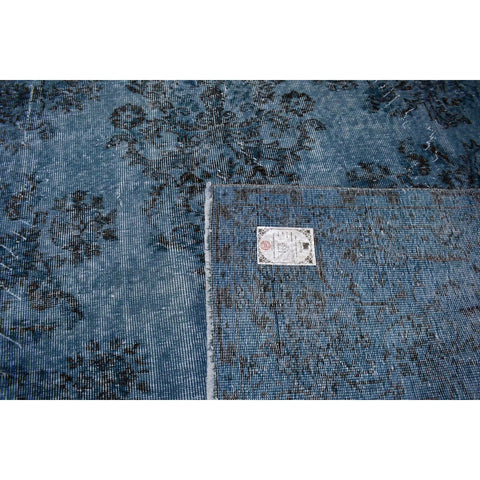 Blauw vintage vloerkleed - 282x167 cm - HANDGEMAAKT