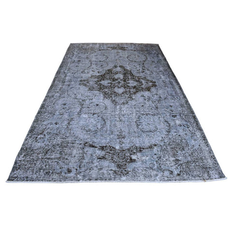 Grijs vintage vloerkleed - 272x160 cm - HANDGEMAAKT