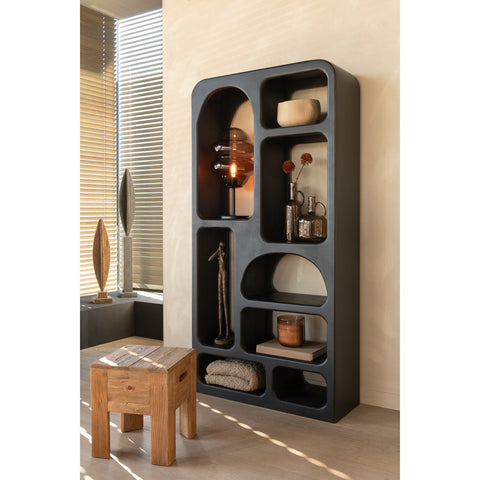 J-Line Tafellamp Honinglepel Glas Bruin