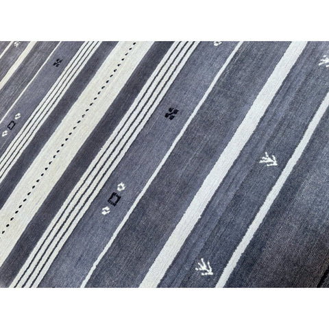 Grijs Gabbeh vloerkleed - 150x90 cm - HANDGEMAAKT