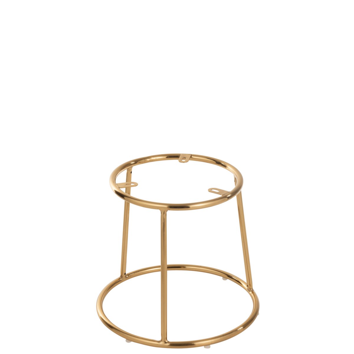 J-Line Frame Lage Kruk Metaal Goud