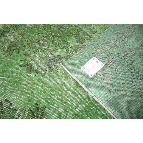 Groen vintage vloerkleed - 292x170 cm - HANDGEMAAKT