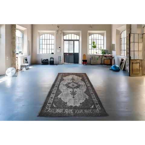 Carved vintage vloerkleed - 283x178 cm - HANDGEMAAKT