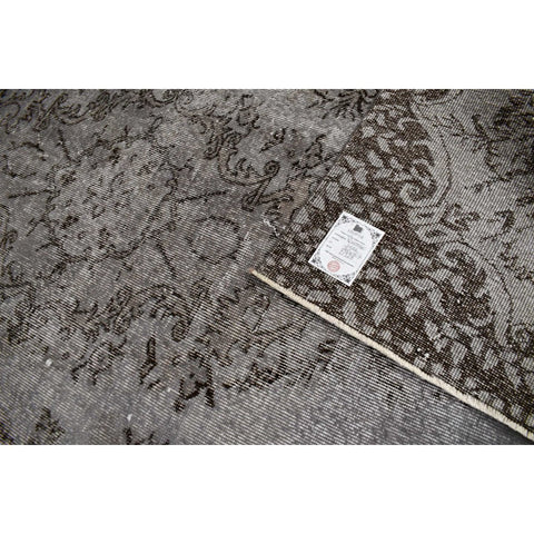 Grijs vintage vloerkleed - 260x167 cm - HANDGEMAAKT