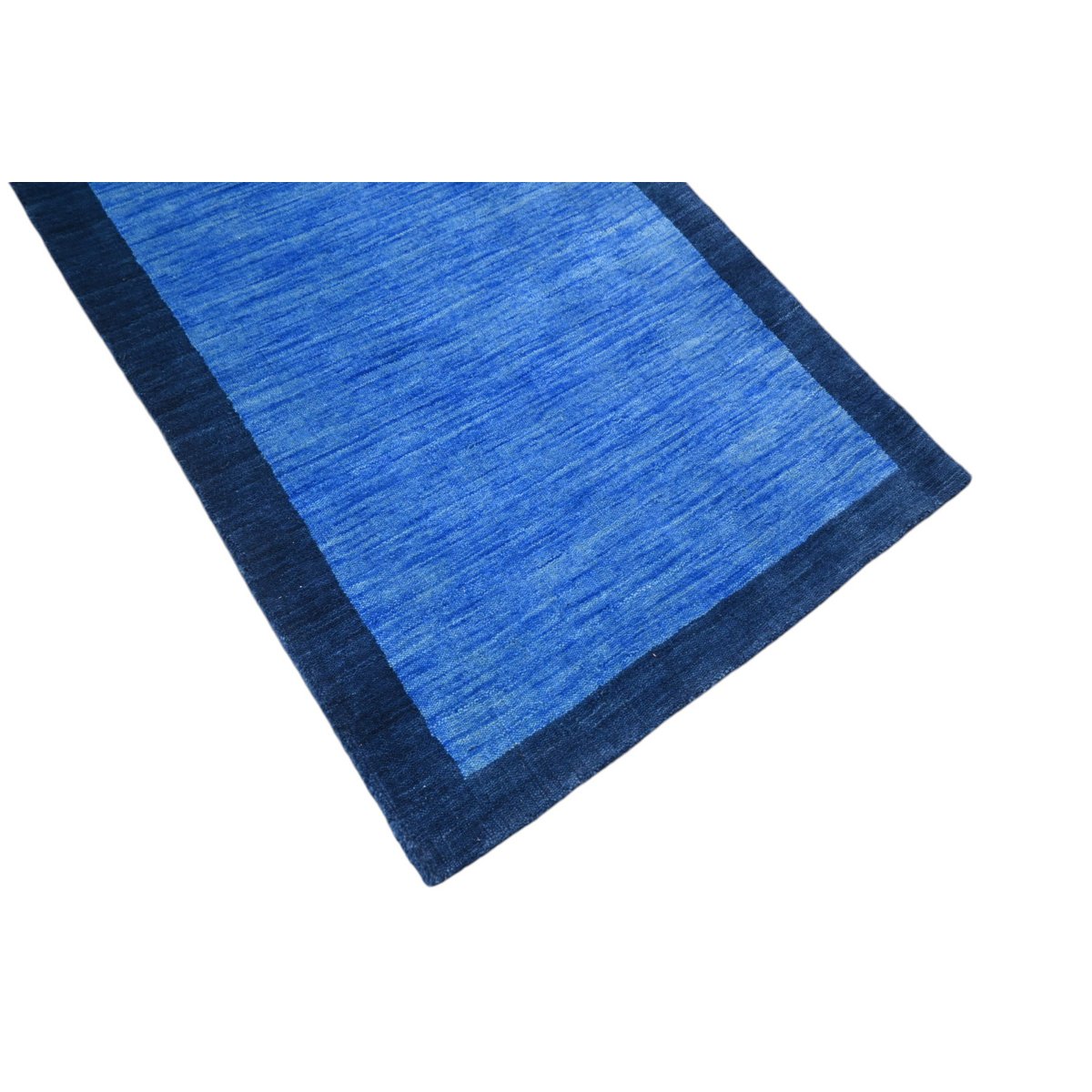 Blauw Gabbeh loper - 228x70 cm - HANDGEMAAKT