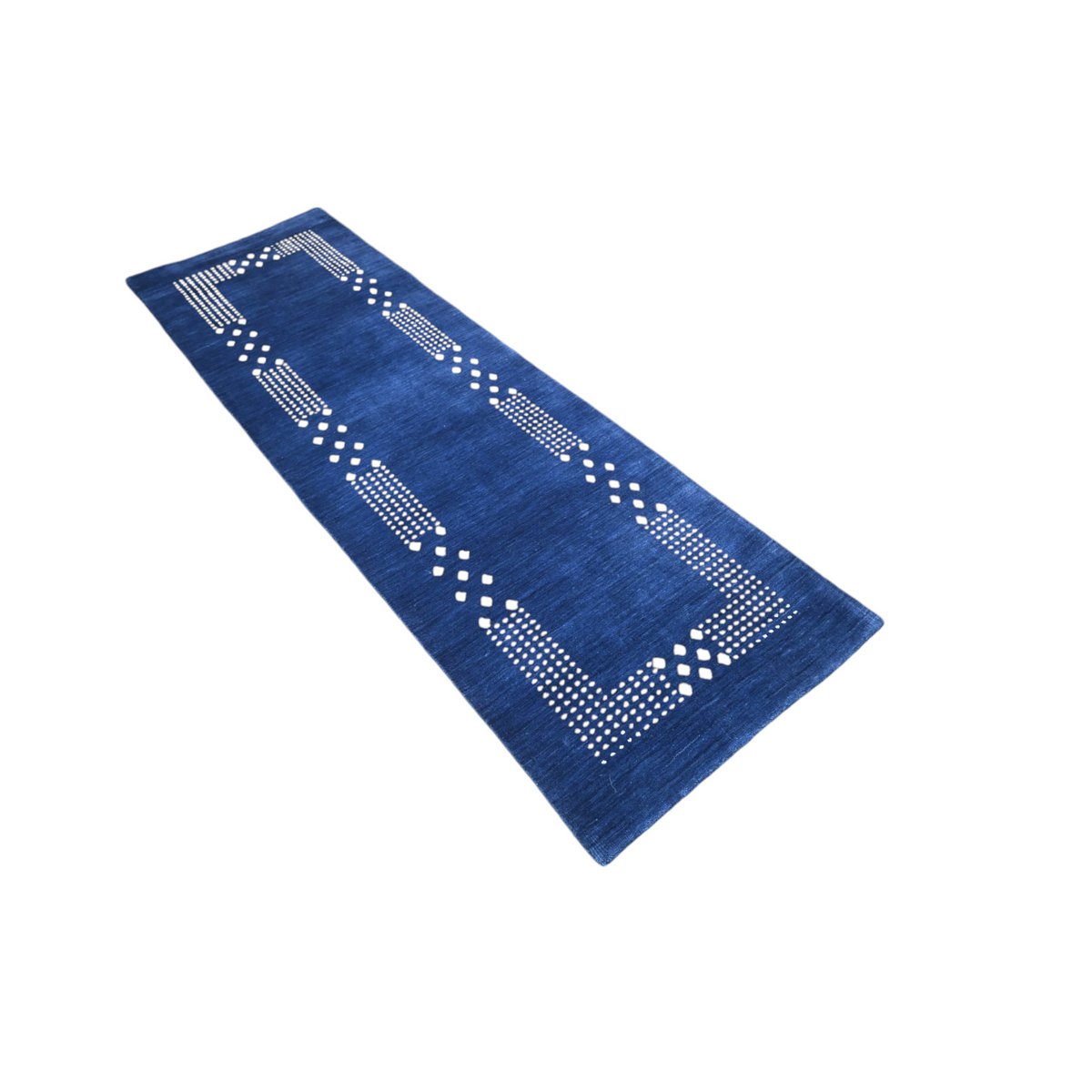 Blauwe Gabbeh loper - 228x70 cm - HANDMADE