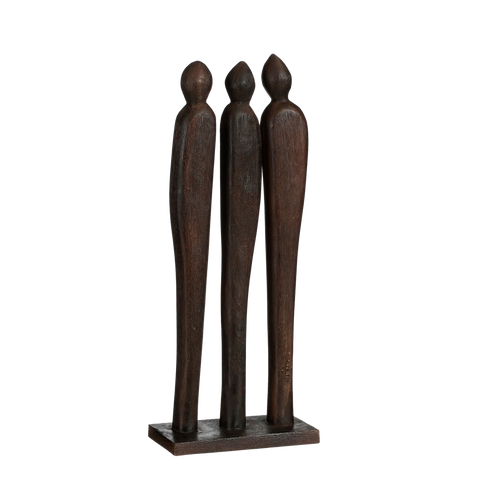 Pegara Woondecoratie - L7 x B18 x 46 cm - FSC 100% Mangohout - Bruin