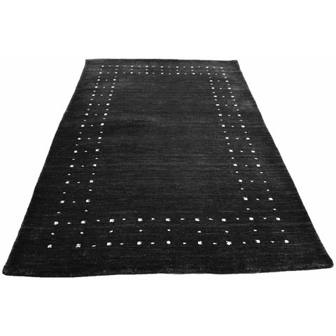 Zwart Gabbeh vloerkleed - 145x90 cm - HANDGEMAAKT - HANDGEMAAKT
