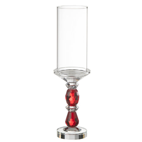 J-Line Kaarshouder Marie Kristal Rood/Transparant Large