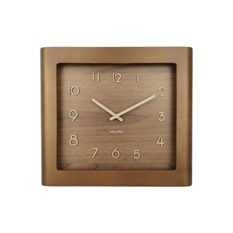 Wandklok Zool Vierkant Frame