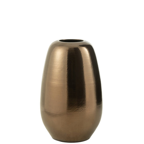 J-Line Vase Porselein Goud Large