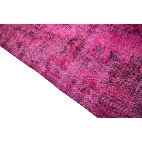 Roze vintage vloerkleed - 278x168 cm - HANDGEMAAKT